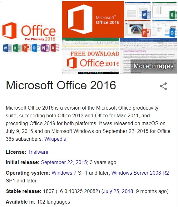 office 2016 for mac vs office 365